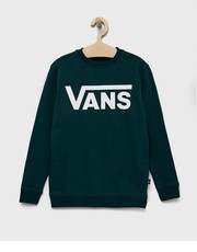 Bluza bluza dziecięca kolor zielony z nadrukiem - Answear.com Vans