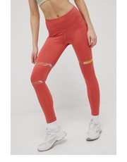 Legginsy legginsy treningowe damskie kolor pomarańczowy z aplikacją - Answear.com Reebok