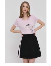 Bluzka t-shirt damski kolor różowy - Answear.com Liu Jo