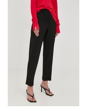 Spodnie spodnie damskie kolor czarny proste high waist - Answear.com Liu Jo