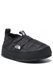 Kapcie dziecięce Kapcie  - Youth Thermoball Traction Mule II NF0A39UXKY4 Tnf Black/Tnf White - eobuwie.pl The North Face