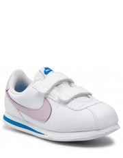 Półbuty dziecięce Buty  - Cortez Basic Sl (PSV) 904767 108 White/Iced Lilac Soar - eobuwie.pl Nike