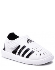 Sandały dziecięce Sandały  - Water Sandal X GW0387 Cloud White/Core Black/Cloud White - eobuwie.pl Adidas