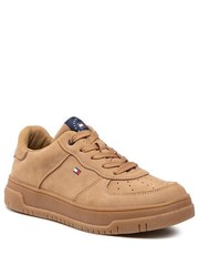 Półbuty dziecięce Sneakersy  - Low Cut Lace-Up Sneaker T3B9-32478-1441 S Camel 524 - eobuwie.pl Tommy Hilfiger