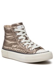 Trzewiki dziecięce Trampki  - High Top Lace-Up Sneaker T3A9-32290-1437 S Taupe/Rose 686 - eobuwie.pl Tommy Hilfiger