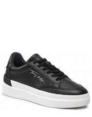 Sneakersy Sneakersy  - Th Signature Leather Sneaker FW0FW06665 Black BDS - eobuwie.pl Tommy Hilfiger
