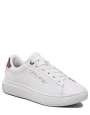 Sneakersy Sneakersy  - Signature Court Sneaker FW0FW06738 White YBR - eobuwie.pl Tommy Hilfiger