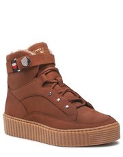 Sneakersy Sneakersy  - Warmlined Lace Up Boot FW0FW06798 Natural Cognac GTU - eobuwie.pl Tommy Hilfiger