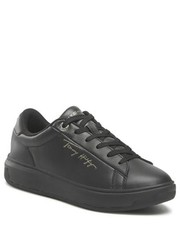 Sneakersy Sneakersy  - Signature Court Sneaker FW0FW06738 Black BDS - eobuwie.pl Tommy Hilfiger