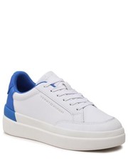 Sneakersy Sneakersy  - Feminine Sneaker With Color Pop FW0FW06896 White/Electric Blue 0LA - eobuwie.pl Tommy Hilfiger