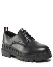Półbuty Oxfordy  - Leather LAce Up Shoe FW0FW06780 Black BDS - eobuwie.pl Tommy Hilfiger