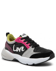 Sneakersy Sneakersy  - JA15555G1FIO700A Nero - eobuwie.pl Love Moschino