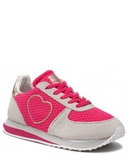 Sneakersy Sneakersy  - JA15522G0EJL160A  Fuxia/Bian/Plat - eobuwie.pl Love Moschino