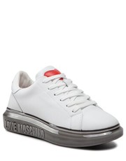 Sneakersy Sneakersy  - JA15174G0FIAY10A Bianco/Nero - eobuwie.pl Love Moschino