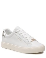 Sneakersy Sneakersy - Vulc Lace-Up HW0HW01342 White/Pale Gold 0LC - eobuwie.pl Calvin Klein 