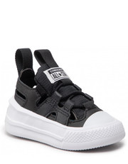 Sandały dziecięce Sandały  - Ultra Sandal Slip A01219C Black/Black/White - eobuwie.pl Converse