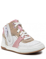 Trzewiki dziecięce Sneakersy  - Fawn Peak T 261590046  Light Pink Leather - eobuwie.pl Clarks