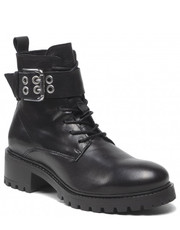 Botki Botki  - Vmrough Leather Boot 10264287 Black - eobuwie.pl Vero Moda