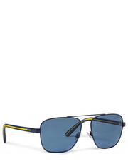 Okulary Okulary przeciwsłoneczne  - 0PH3138 930380 Matte Navy Blue/Dark Blue - eobuwie.pl Polo Ralph Lauren