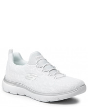 Sneakersy Sneakersy  - 149037 WSL White/Silver - eobuwie.pl Skechers