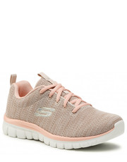 Półbuty Buty  - Twisted Fortune 12614/NTCL  Natural/Coral - eobuwie.pl Skechers
