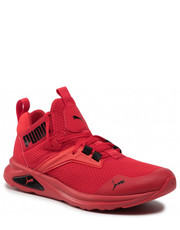 Półbuty dziecięce Sneakersy  - Enzo 2 Refresh Jr 385677 01 High Risk Red/ Black - eobuwie.pl Puma