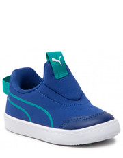Sneakersy dziecięce Sneakersy  - Courtflex V2 Slip On Inf 374859 11 Sodalite Blue/Deep Aqua - eobuwie.pl Puma