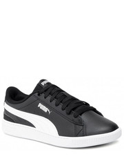 Sneakersy Sneakersy  - Vikky V3 Lthr 383115 03  Black/White/ White - eobuwie.pl Puma