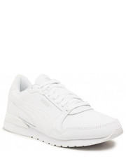 Sneakersy Sneakersy  - St Runner V3 L Jr 384904 02  White/ White - eobuwie.pl Puma