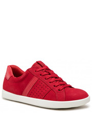 Sneakersy Sneakersy  - Leisure 20509355689 Chili Red/Chili Red - eobuwie.pl ECCO