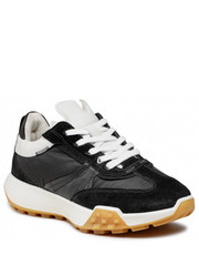 Sneakersy Sneakersy  - Retro Sneaker W 21170352307 Black/Black/Black/White - eobuwie.pl ECCO