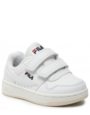 Półbuty dziecięce Sneakersy  - Arcade Velcro Infants 1011078.91X White/White - eobuwie.pl Fila