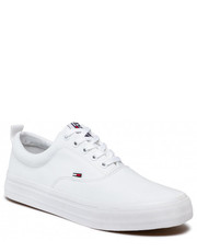 Półbuty męskie Tenisówki  - Classic  Sneaker EM0EM00530 White 100 - eobuwie.pl Tommy Jeans