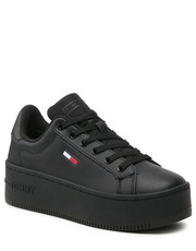 Sneakersy Sneakersy  - Flatform Ess EN0EN02043 Triple Black 0GK - eobuwie.pl Tommy Jeans