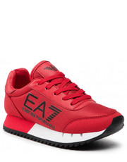 Półbuty dziecięce Sneakersy  - XSX024 XOT56 Q743 Racing Red/Black - eobuwie.pl Ea7 Emporio Armani