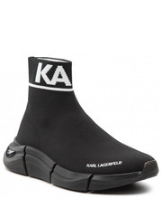 Sneakersy Sneakersy  - KL63242 Black Knit Textile/Mono - eobuwie.pl Karl Lagerfeld