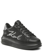Sneakersy Sneakersy  - KL62510A Black Lthr w/Silver - eobuwie.pl Karl Lagerfeld