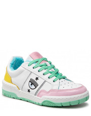Sneakersy Sneakersy  - CF3003-172 White/Pink/Yello - eobuwie.pl Chiara Ferragni