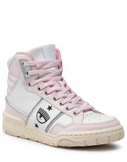 Sneakersy Sneakersy  - CF3006-171 White/Light Pink - eobuwie.pl Chiara Ferragni