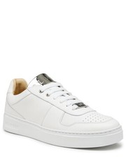 Mokasyny męskie Sneakersy  - Lo-Top Sneaker AABS MSC3715 PLE010N White 01 - eobuwie.pl Philipp Plein