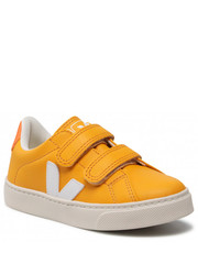 Półbuty dziecięce Sneakersy  - Small Esplar Chromefree Leather SV0502860C Ouro/White - eobuwie.pl Veja