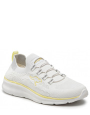 Sneakersy Sneakersy  - Kj-Brighton 39293 000 0039 White/Soft Yellow - eobuwie.pl Kangaroos