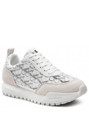 Sneakersy Sneakersy  - New Retro Runner Laceup Aop YW0YW00706 Bright White YAF - eobuwie.pl Calvin Klein Jeans