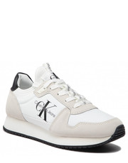Sneakersy Sneakersy  - Runner Sock Laceup Ny-Lth YW0YW00832 Bright White YAF - eobuwie.pl Calvin Klein Jeans
