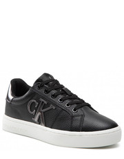 Sneakersy Sneakersy  - Classic Cupsole Laceup Low YW0YW00775 Black/Silver 0GP - eobuwie.pl Calvin Klein Jeans