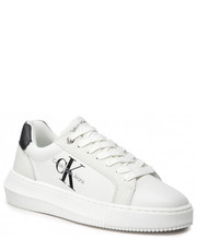 Sneakersy Sneakersy  - Chunky Cupsole Laceup Mon Lth Wn YW0YW00823 White/Cirrus Grey/Black - eobuwie.pl Calvin Klein Jeans