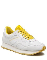 Sneakersy Sneakersy  - Retro Runner Low Lth-Tpu Wn YW0YW00787 White/Dune Yellow 0K5 - eobuwie.pl Calvin Klein Jeans