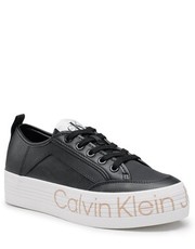 Sneakersy Sneakersy Calvin klein jeans - Vulc Flatf Low Wrap Around Logo YW0YW01025 Black BDS - eobuwie.pl Calvin Klein Jeans