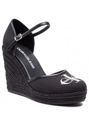 Espadryle Espadryle  - Wedge Sandal Close Toe Co YW0YW00150 Black BDS - eobuwie.pl Calvin Klein Jeans