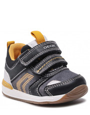 Półbuty dziecięce Sneakersy  - B Rishon B. B B150RB 022BC C0005 Black/Dk Grey - eobuwie.pl Geox